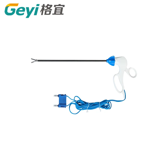 Disposable Laparoscopic Bipolar Forceps with cable anatomical forceps  laparoscopic surgical instrument