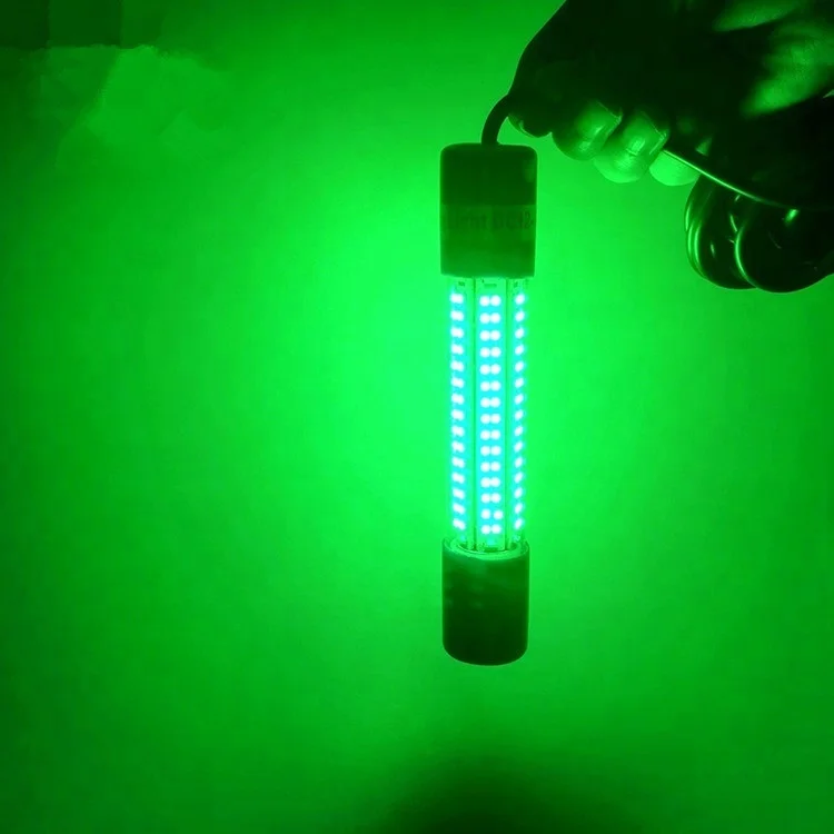 
New Green Outdoor underwater light deep drop fish funder lamp with 30ft Cord 