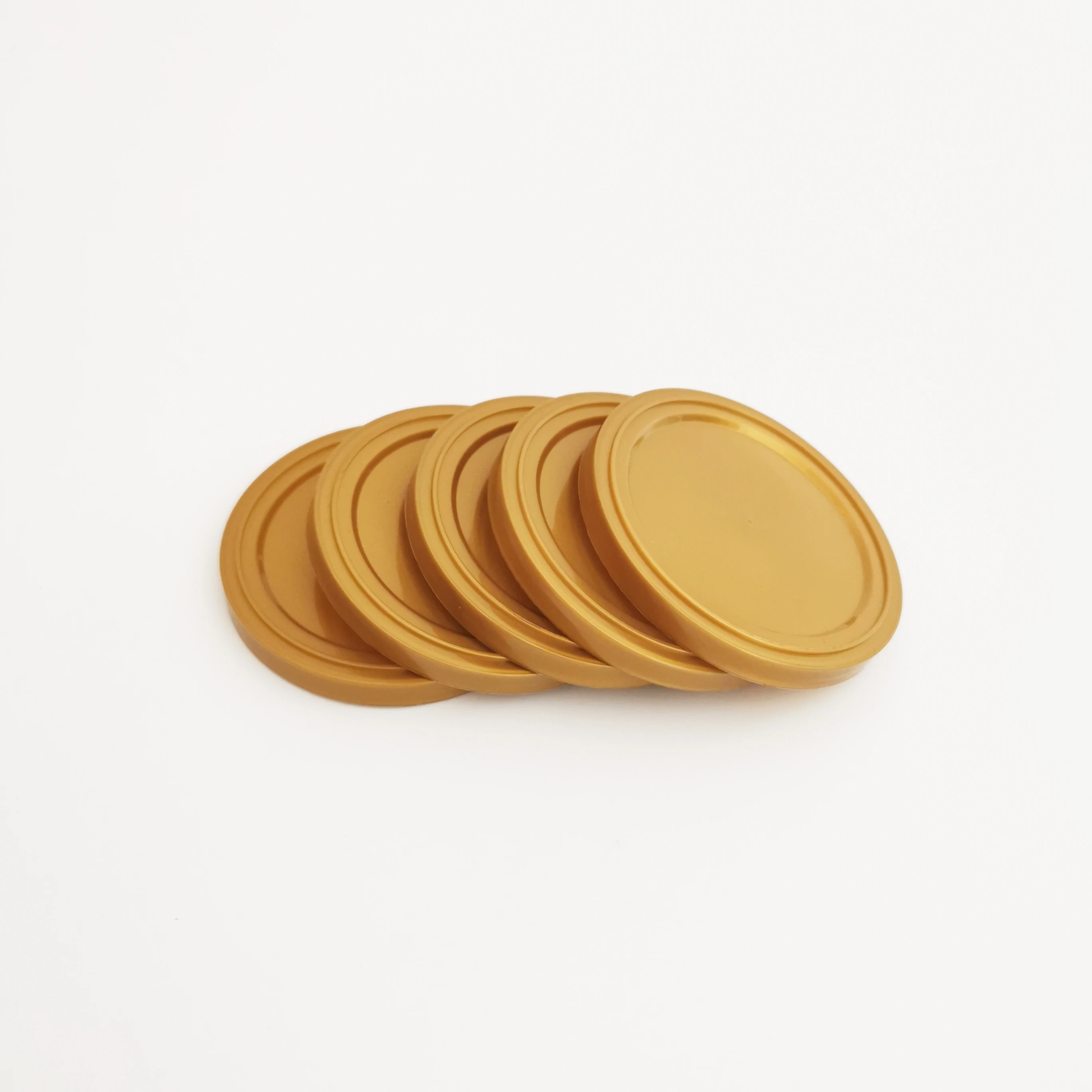 high quality customize food grade good sealing plastic caps for coffee can making