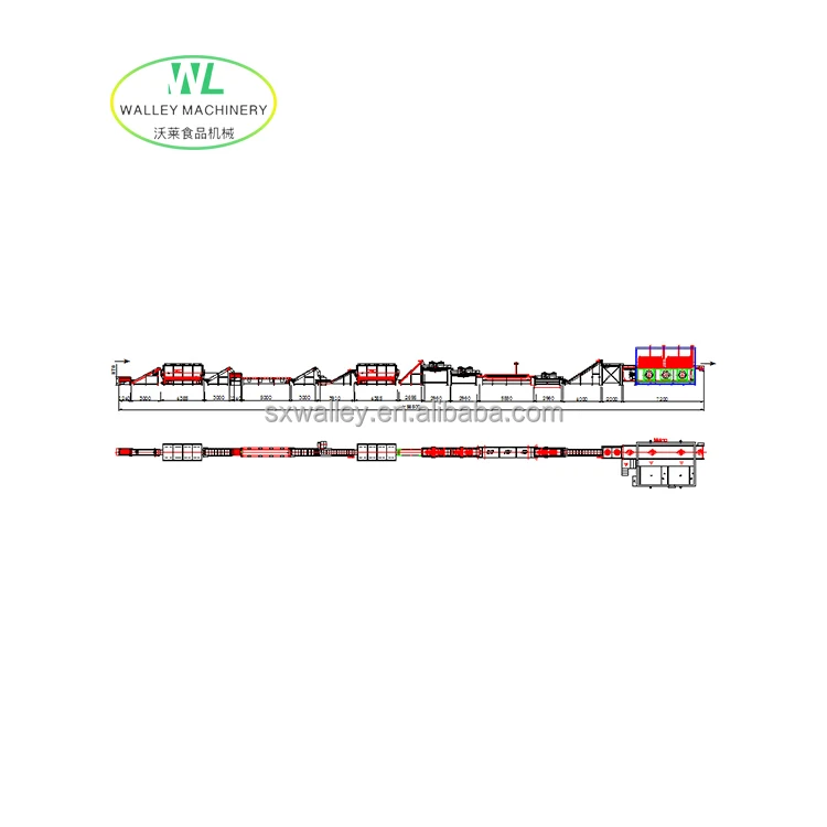 Factory Supply Price Industrial Potato Processing Line Washing Peeling Cutting Freezing Potatoes For Chips French Fries