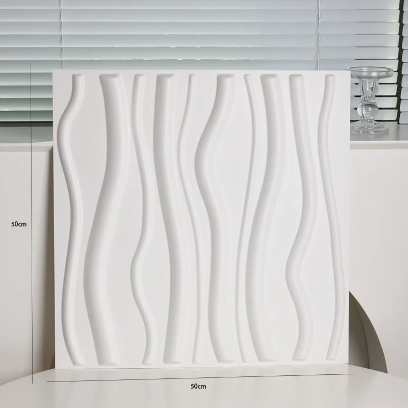 High Quality 3D Foam Wall Panel And 3D Panel Pvc Wall Indoor Decorative Materials Art Panel Embossed Wall Board Sofa Background