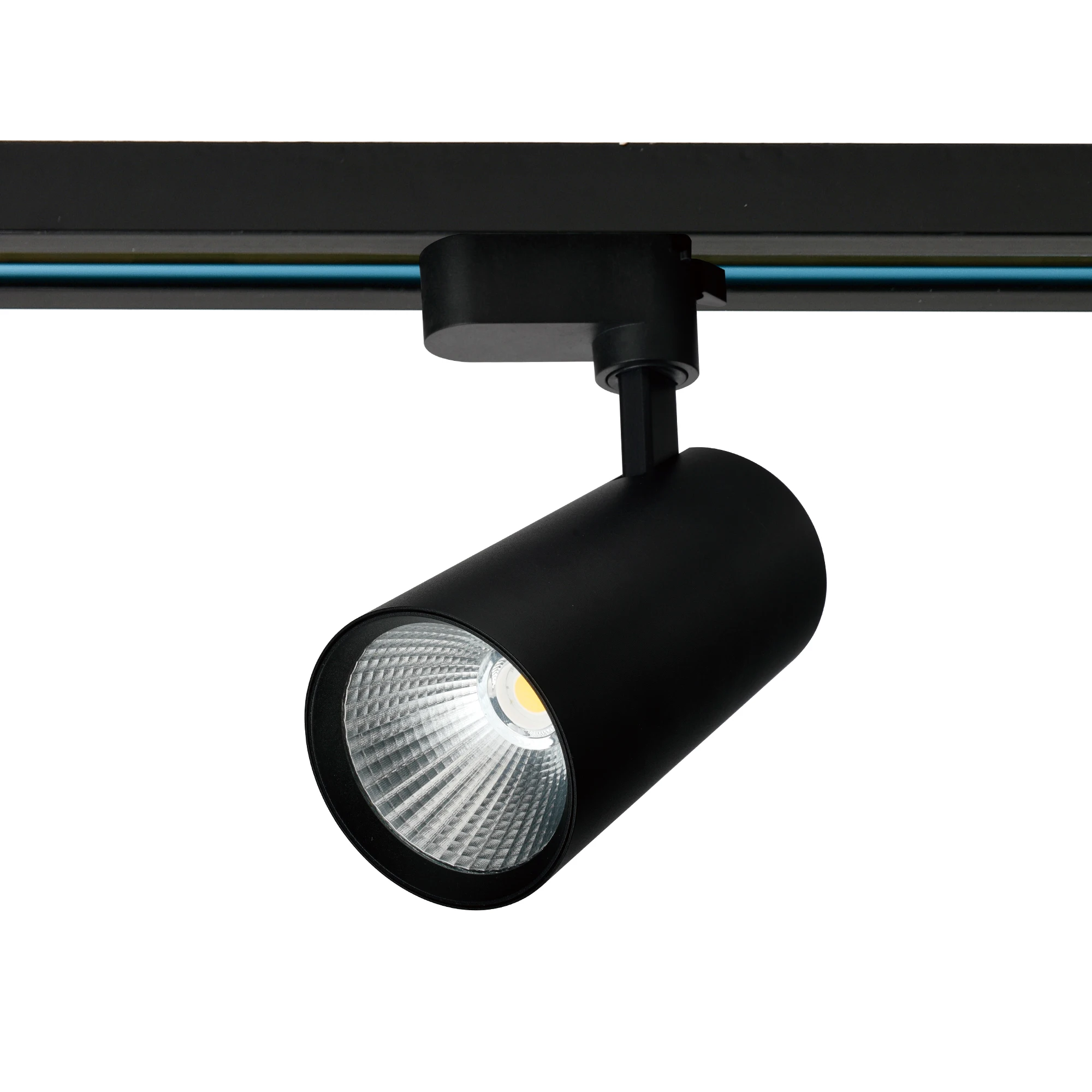 OKELI 10w 20w 30w 40w Indoor Rail Lighting Adjustable Cob Ceiling Spot Aluminum Led Track Light