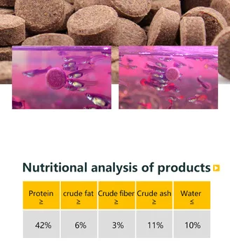 aquarium fish feeder brine shrimp&spirulina tablet for aquarium fish food pet food