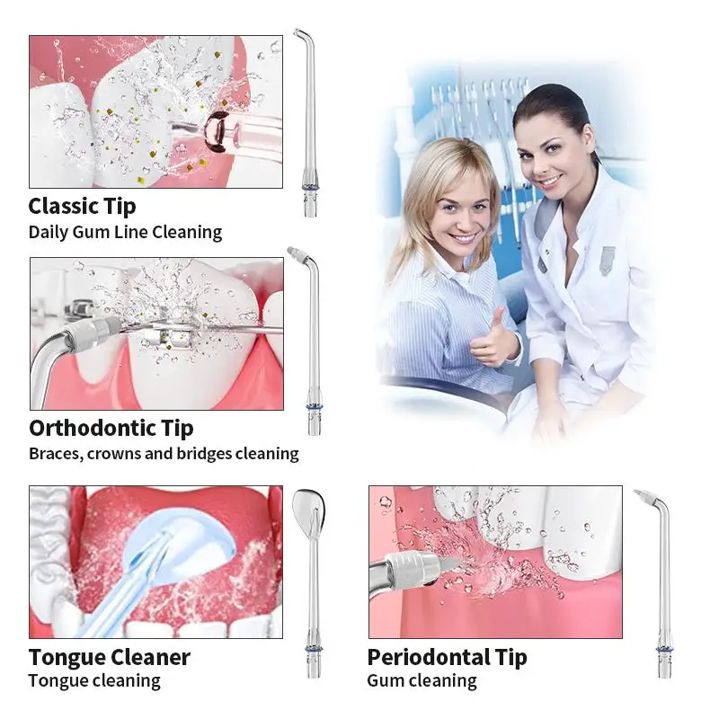 240Ml Oral Irrigator Travel Portable Dental Jet Electronic Usb Rechargeable Health Cordless Water Flosser for Teeth Cleaner