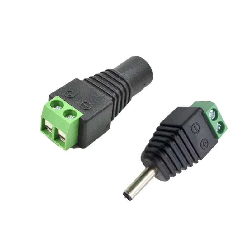 5.5 x 2.1mm Female and Male set Connector DC Power Jack