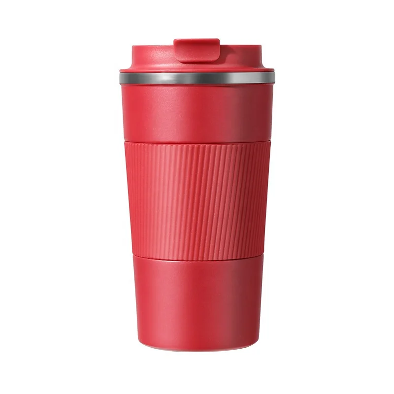 Wholesale Travel Coffee Mug Stainless Steel Coffee Tumbler Cups With Silicone Sleeve Coffee Mug