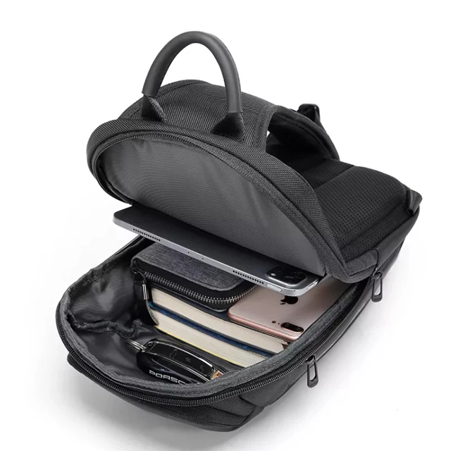 BSCI custom New hot selling high capacity factory price waterprooff mens survival crossbody chest pack