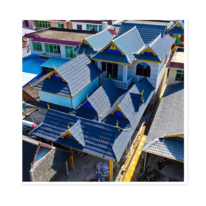 Colorful Shingle Roof Tiles Stone Coated Metal Roofing Tile Building Material Factory Making Price