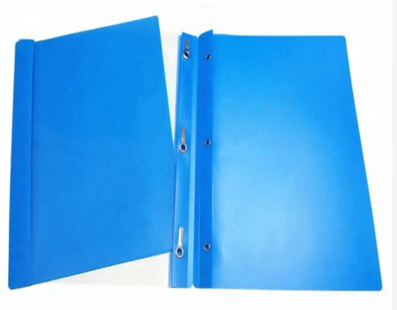 Size PP Poly Portfolio 2 Pockets Document Holder File Folder With 3 Prongs