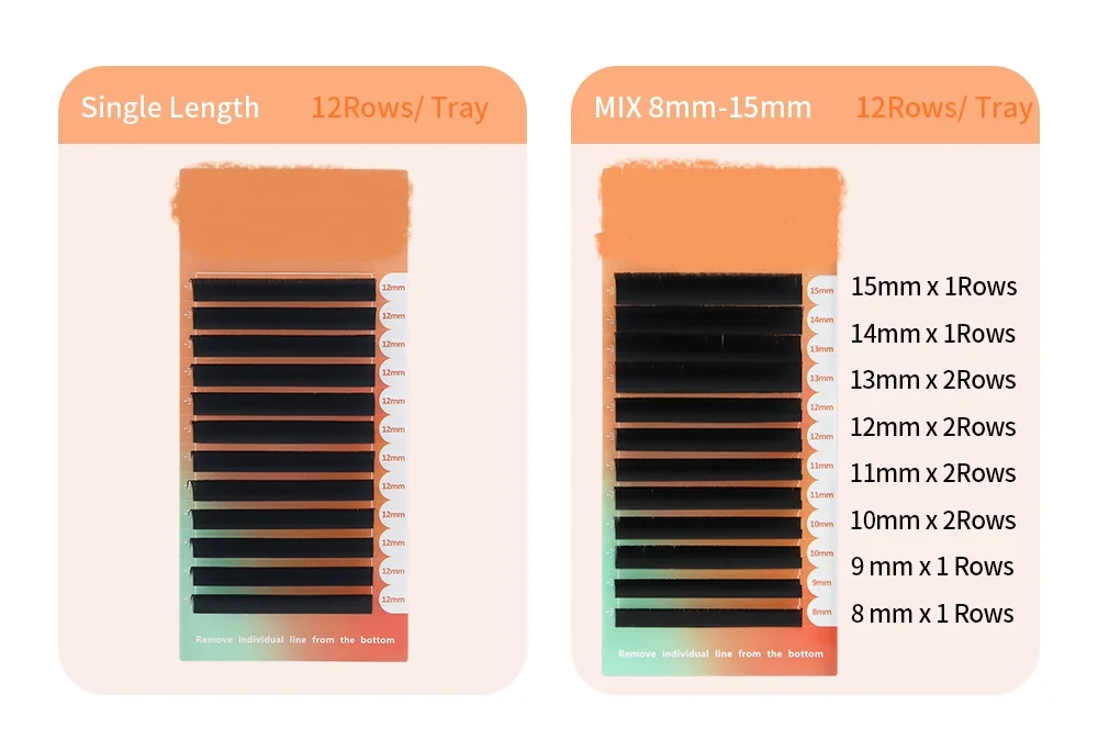 8-15mm Easy Fanning Eyelash Extensions Fast Bloom Russian Volume Auto Fan Eyelashes