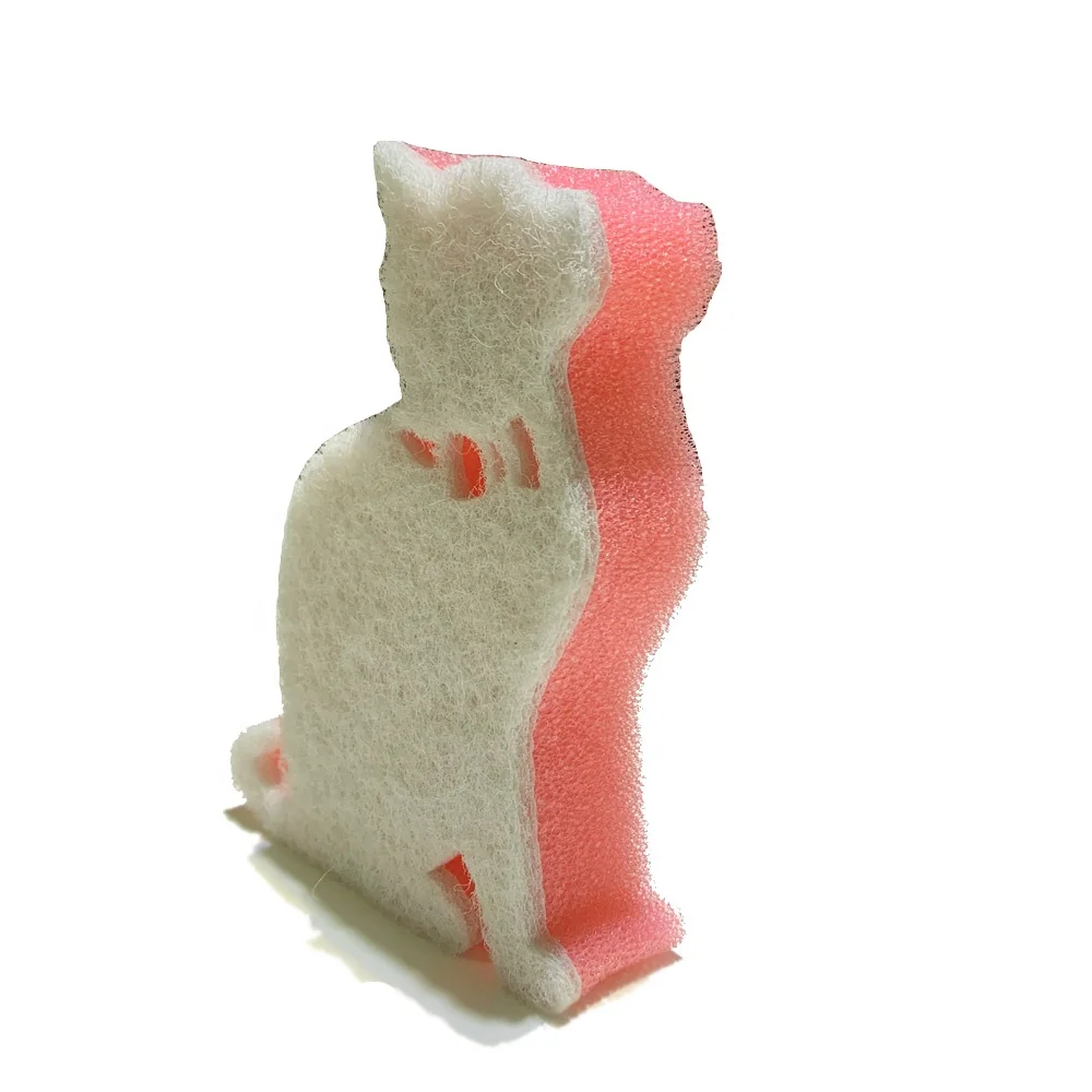 Пользовательские Печатные Кухонные чистящие губки и мочалки, симпатичная губка для посуды