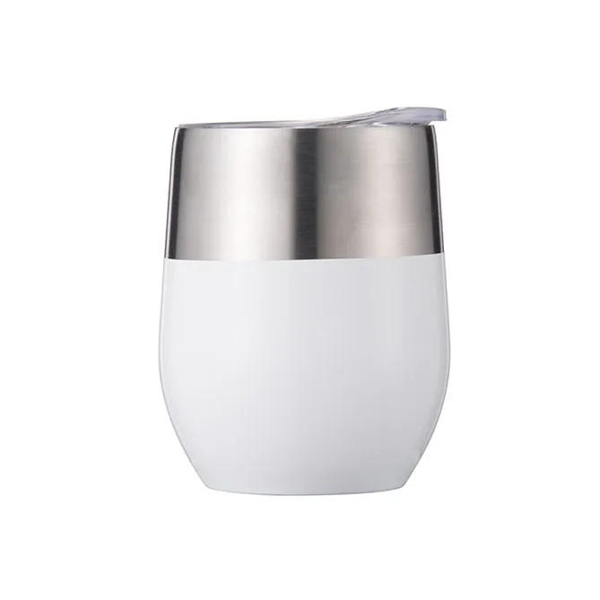 hot style Egg Shell Double Vacuum Pot Stainless Steel 12OZ Egg Cup