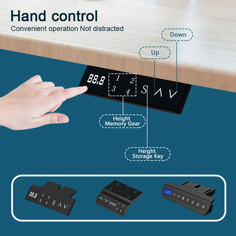 New Design Modern Adjustable Sit to Stand Desk Rising Computer Desk Standing Desk for Office Furniture