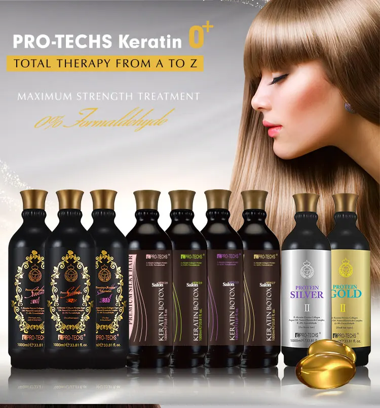OEM professional salon hair Pro tech Keratin straightening Cream professional pure organic italian keratin hair treatment 1000ml