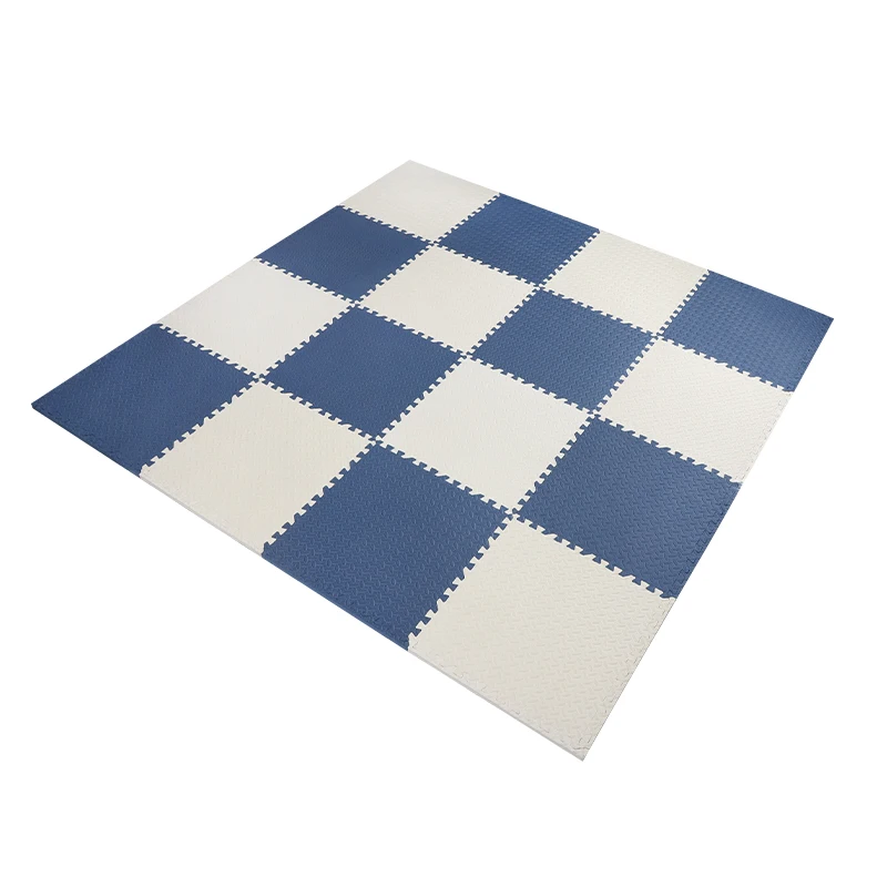 60*1.2cm EVA Multi-color leaf cross pattern foam splicing grounding Fitness Sports yoga mat Welcome to OEM