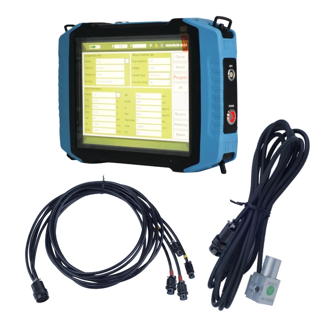 Pile Integrity Test High Strain Dynamic Testing Of Piles Dynamic Pile Load Test Equipment