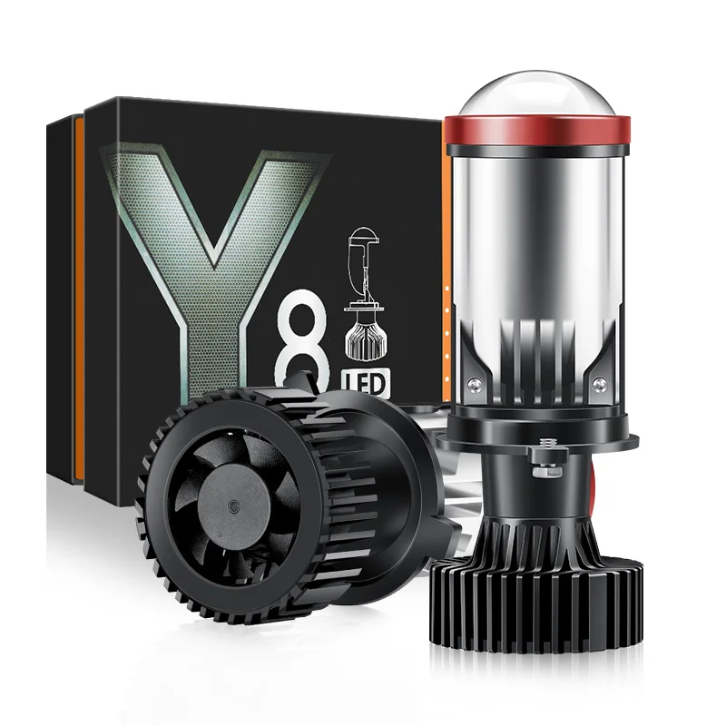 Y8 Car led projector in Auto lighting System luces led h4 Bifocal lens Y6 Y7 LED headlight for motorcycle car accessories