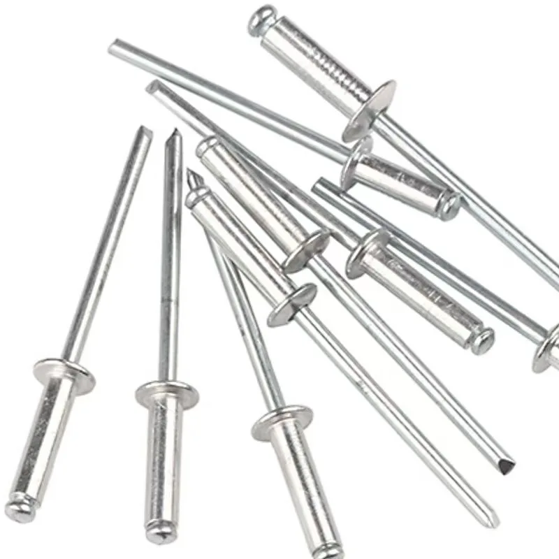 GB12618 Blind rivet Pop rivets stainless steel material plus steel material  zinc plated various sizes and lengths high quality