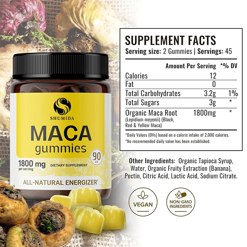Индивидуальная натуральная энергетическая поддержка Gummies эссенция Kangaroo Energy