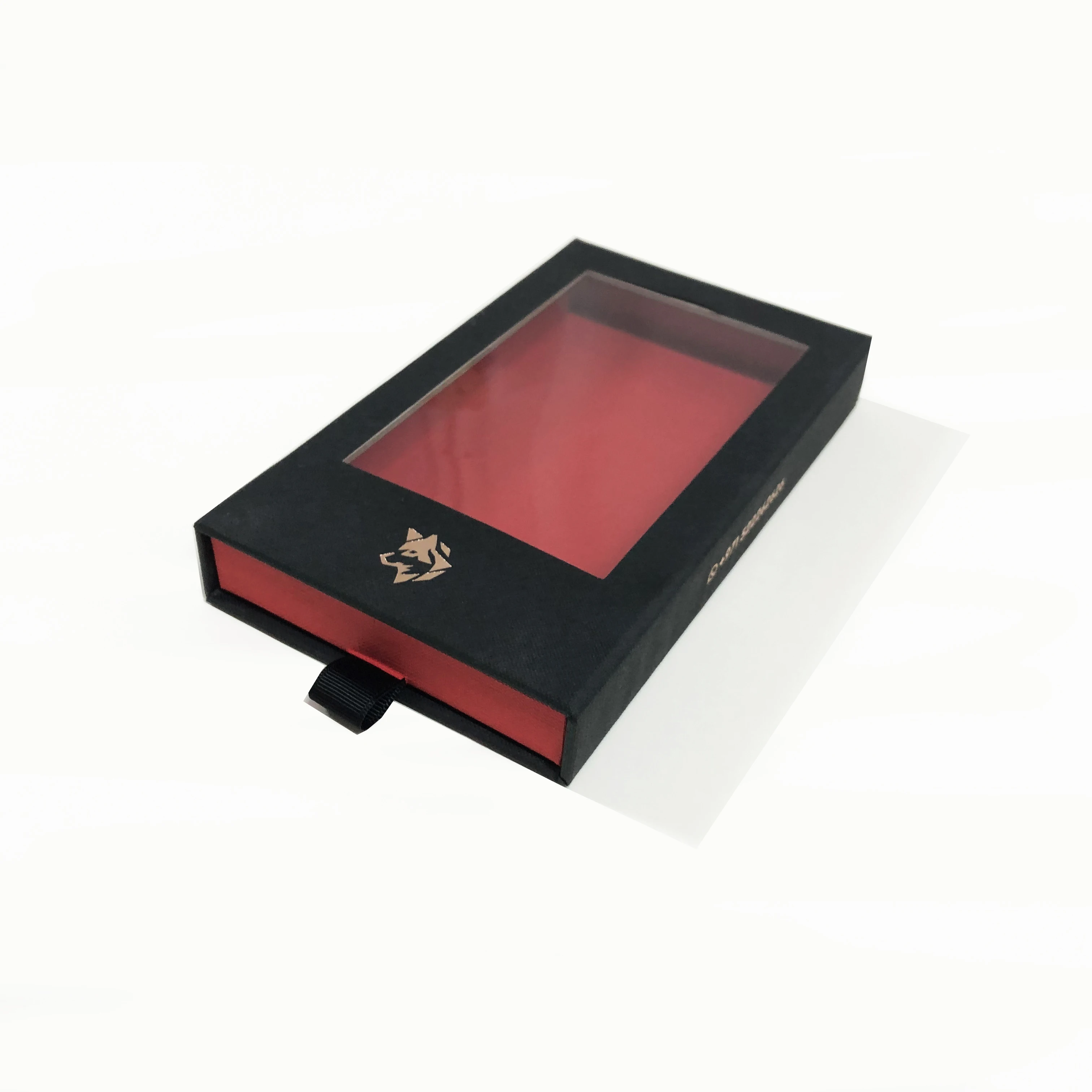 
Packaging Cardboard Paper Gift Drawer Box Custom Pull Out Luxury with Ribbon Pull Gold Stamp Paperboard 1000 Pcs Display Tool 