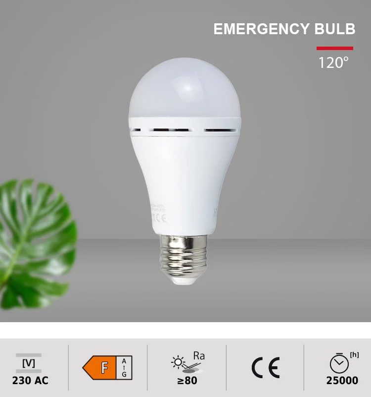 9 Watt Emergency Bulb Rechargeable Light B22 E27 Battery Operated LED Light Bulb For Home Outdoor