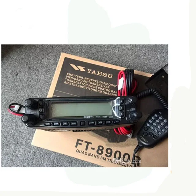 Yaesu Qual Band транспортных средствах мобильное автомобильное радио HF Радио 50 Вт иди и болтай Walkie talkie с большим радиусом дисплей двумя