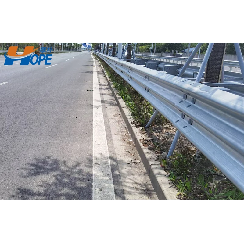 AS/NZS Standard Three Beam Corrugated Guardrail Outdoor Steel Traffic Barrier for Roadways Hot Dip Galvanized