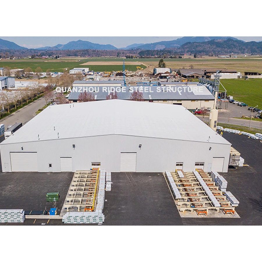 Metal Buildings Steel Structure Prefab House Warehouse  Metal Building Garage Storages Build with Carbon Steel Pipe