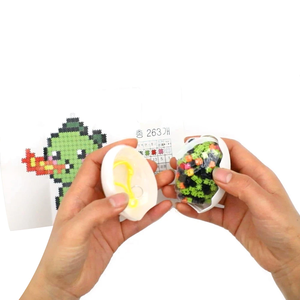 DIY kit 3D Kids Toys Handmade Puzzle hobby kit Children Blocks  Keychain building block