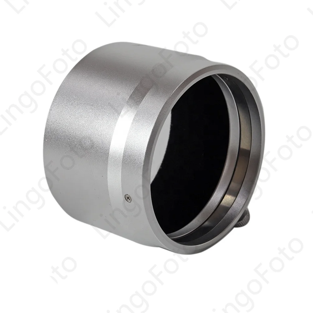 Metal Lens Hood 58mm Protector for OLYMPUS M.ZUIKO DIGITAL ED 75mm F1.8 Replaces LH-61F