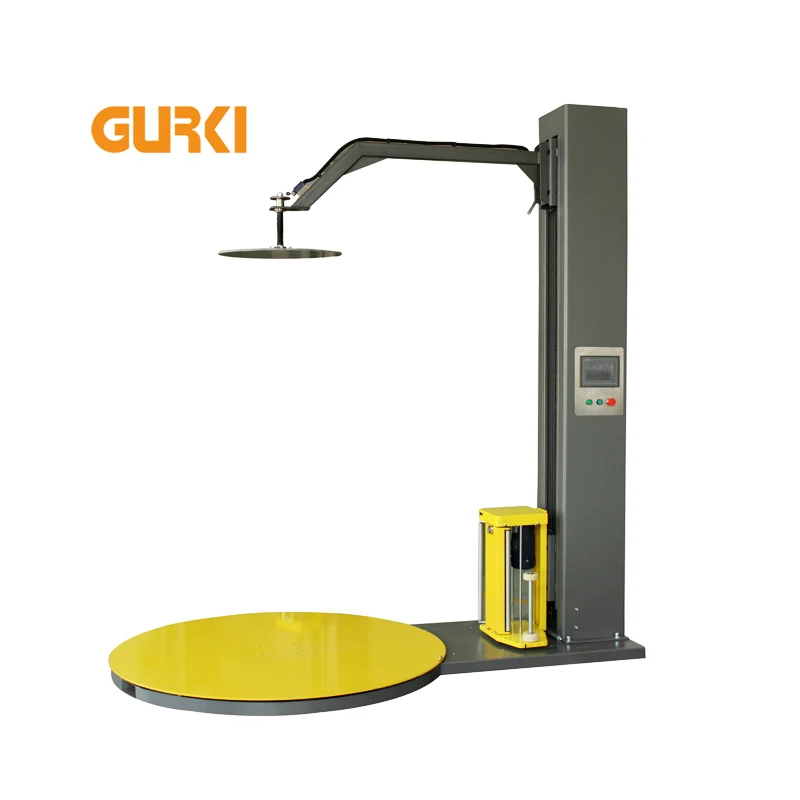 
Pallet Wrapping Machine With Top Pressure Plated Shrink Pallet Wrapping Machine Pallet Wrapper With Scale 