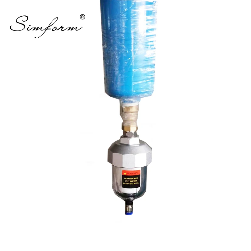 Water level visible condensate automatic drain valve for compressed air filter or dryer