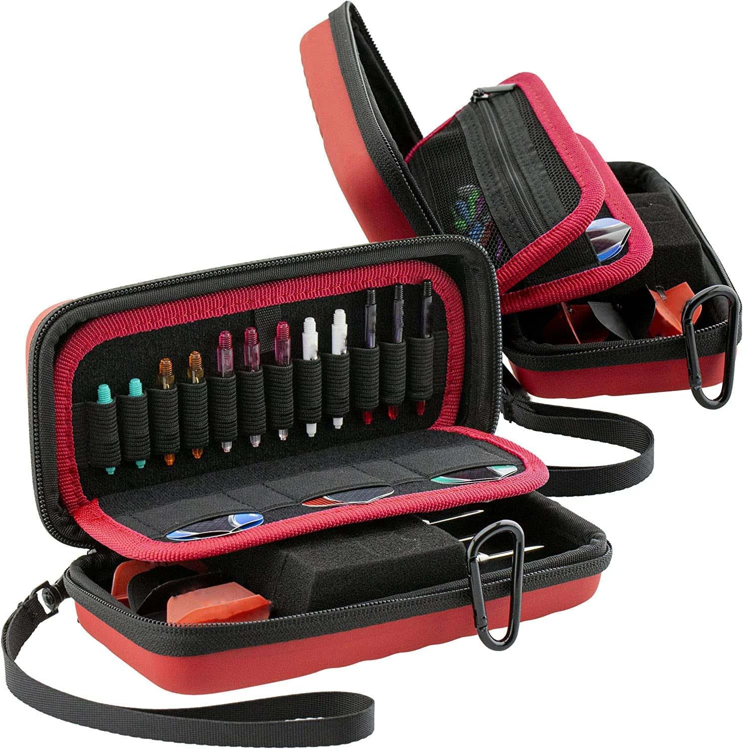 BSCI Factory Large Custom Darts Travel Carry Bag Hard EVA Storage Case With Insert Foam & Pocket for Dart Shaft Pouch Packaging