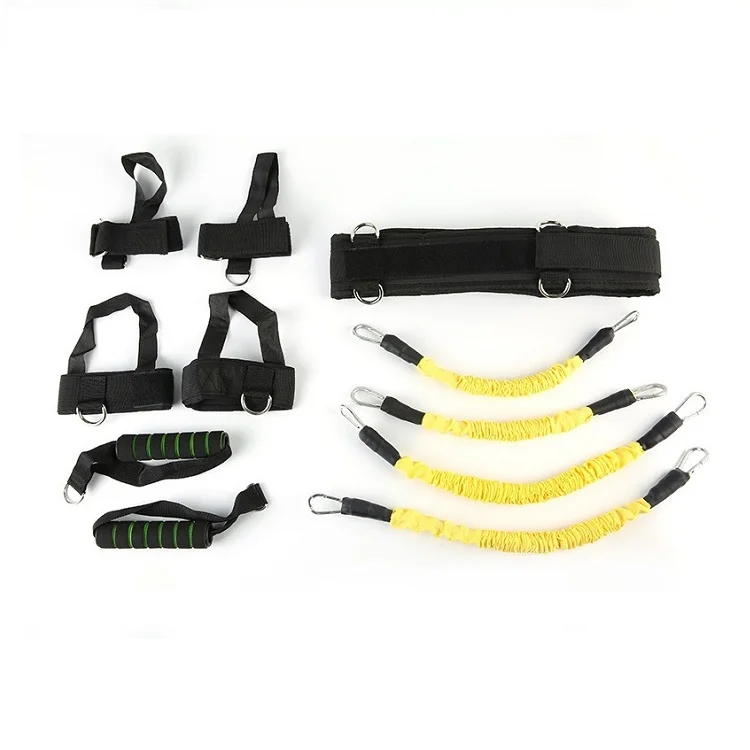 11PCS Resistance Bands Stretching Strap Set For Leg Waist Bouncing Training Tools For Boxing Training Latex Resistance Bands