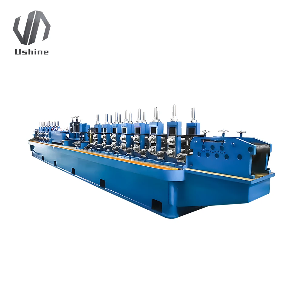 High Efficiency ERW HF Welded pipe making machine Tube Mill metal Carbon steel manufacturer profile pipe production equipment
