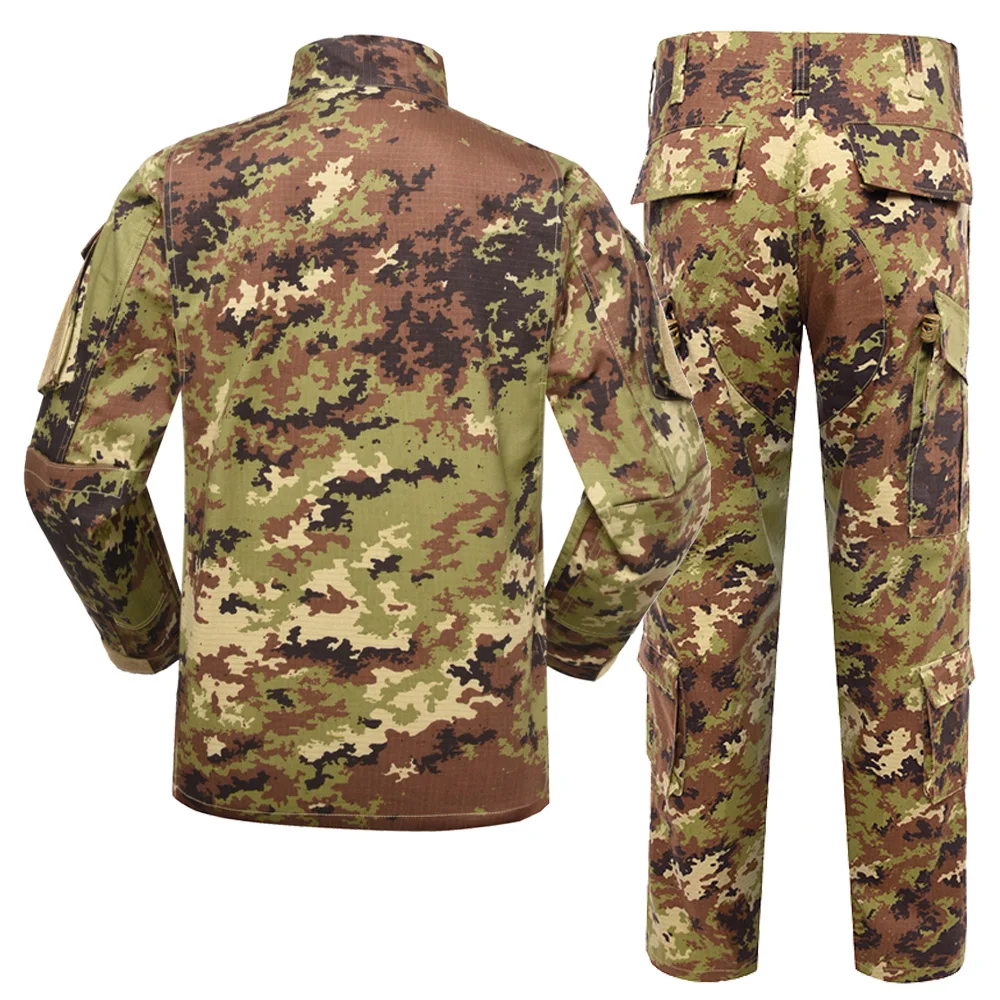 XINXING Custom Rip-stop Tactical Uniform Jungle Camo ACU Tactical Clothes Multiple Terrains Italy ACU Camouflage Uniform