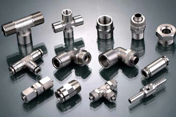 RPCF female thread push on fittings brass pneumatic connection