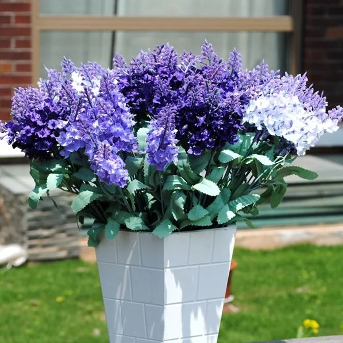 artificial lavender flower bouquet for decoration
