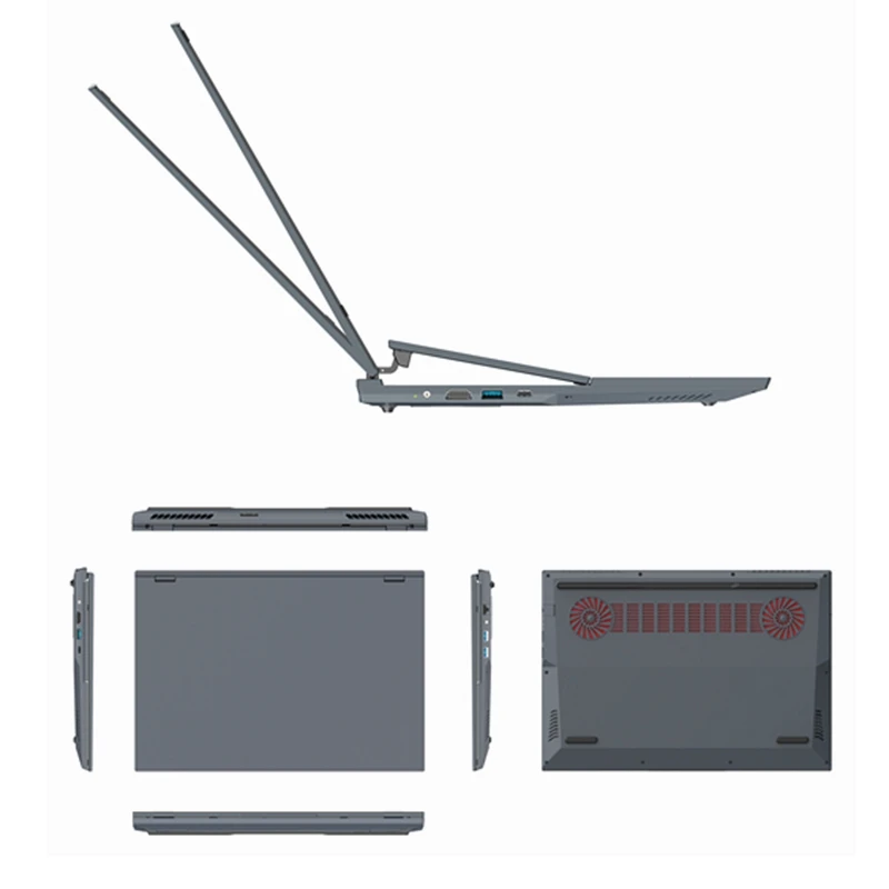 2023 Brand New Notebook PC 16 + 14 Inch Touch Double Screen Intel Core i7 10th Gen Business Gaming Dual Screen Laptop Computer