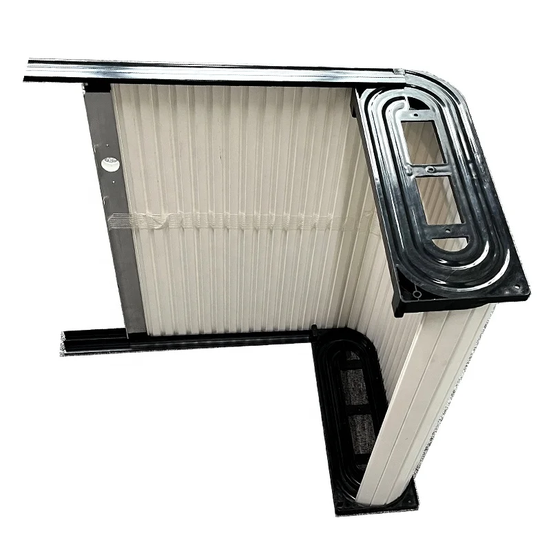 Flexible DIY cupboard ABS door roll shutter rv cabinet tambour slat Rv shower room removal door Rv camper shower door