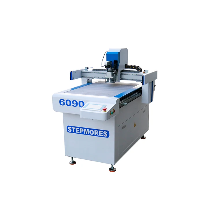 Sticker Boxes packages Corrugated paper drag knife kiss knife crease wheel tool oscillating knife CNC cutting machine