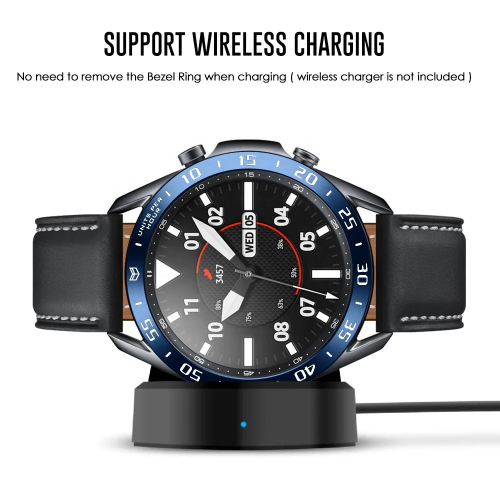 SIKAI новый тренд 45 мм Galaxy Watch 3 металлические часы Безель кольцо из нержавеющей стали вставка для
