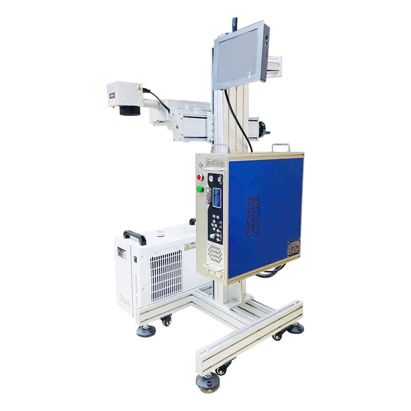 Online Flying 3W 5W UV Laser Printer For Industrial Date Printing