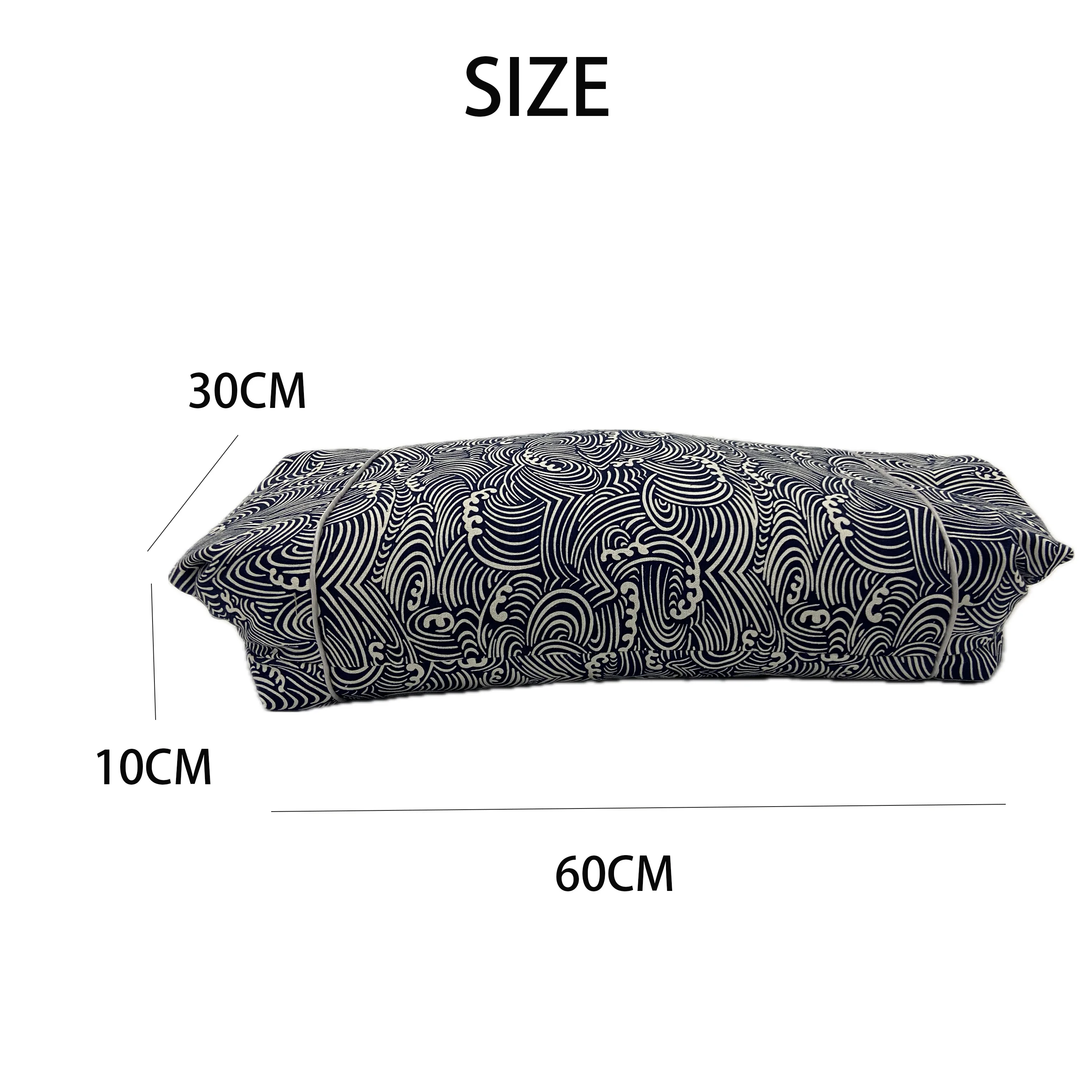 Meditation Pillow Comfortable Floor cushion Buckwheat shell pillow sleeping pillow for Adults Premium Yoga Buckwheat Bolster
