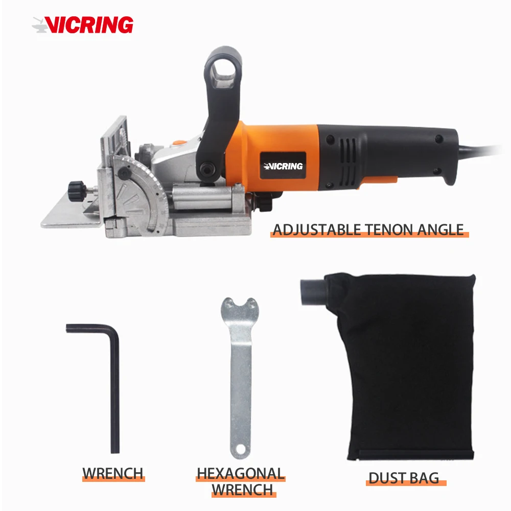 VICRING Wood Board Multi-functional Trimming Machine Woodworking Tools Electric Decoration Shovel Hole Cutting Machine Easy-to-use