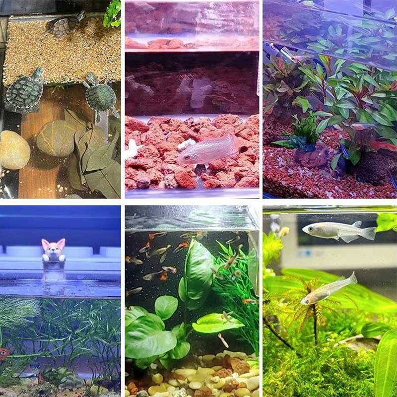 360 degree rotation aquarium light full spectrum clip on aquarium led light