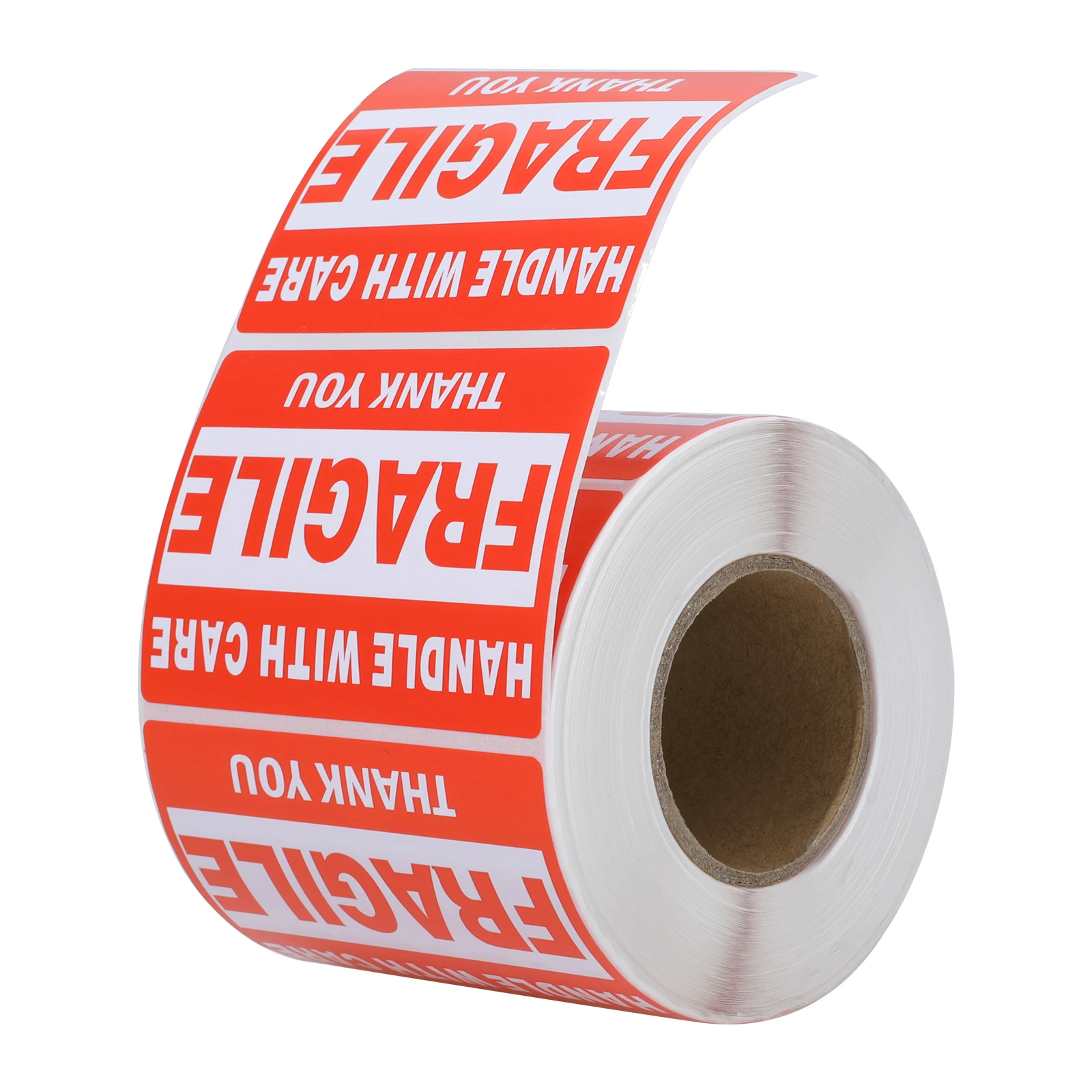 UNIFON Custom Usage Low Price 80 mm Width Self Adhesive Courier Thermal Paper Shipping Fragile Label in Rolls