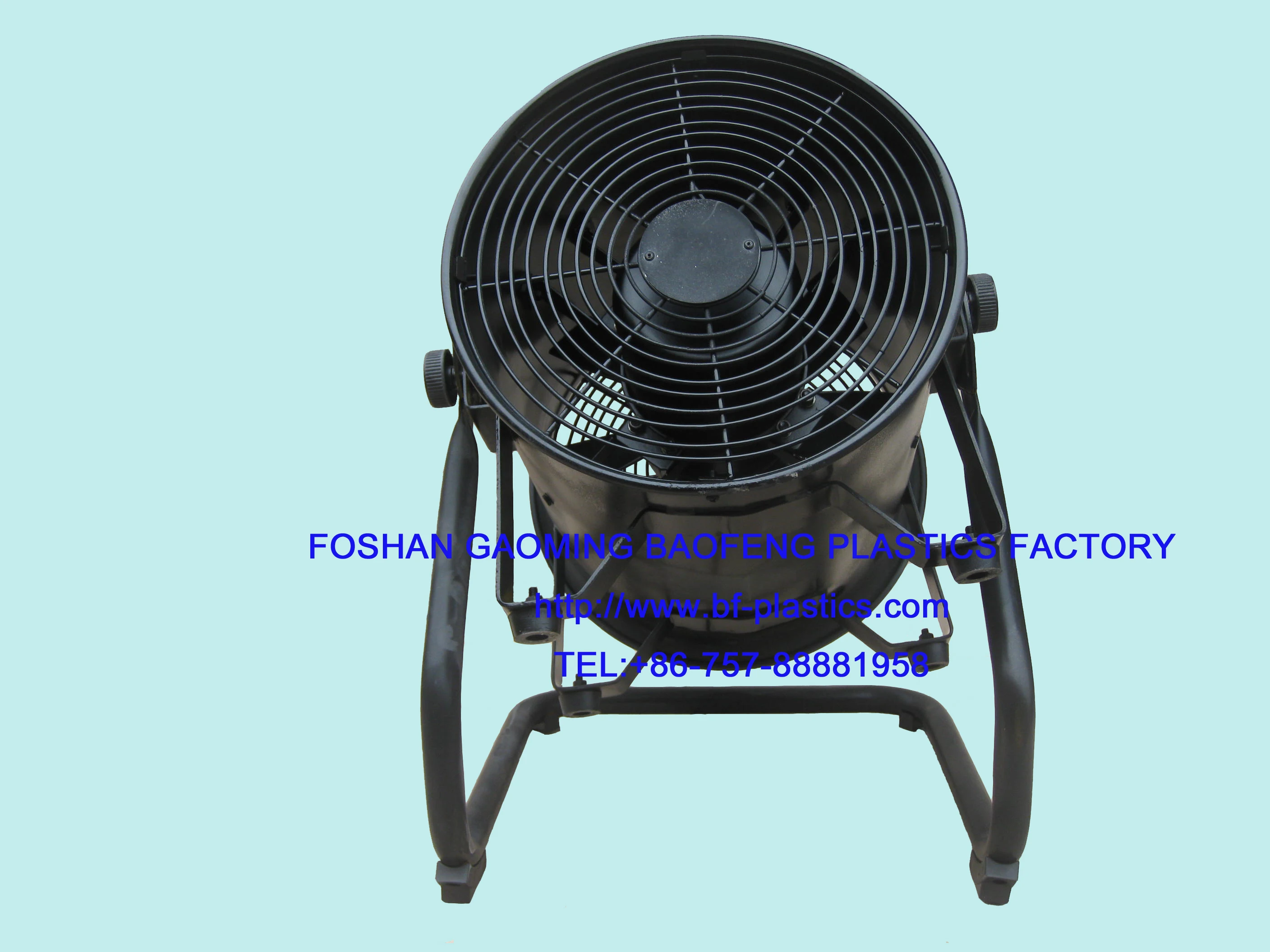 300mm black Model U adjustable industrial portable fan ventilation blower