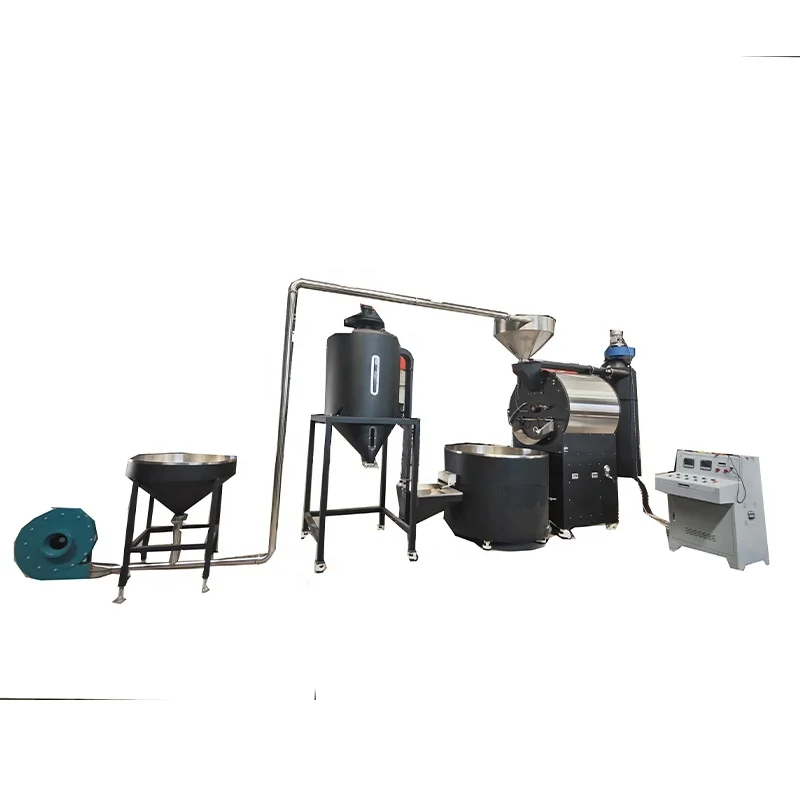 stainless steel drum Roaster Machine for coffee frying comber with app Green Beans coffee roaster