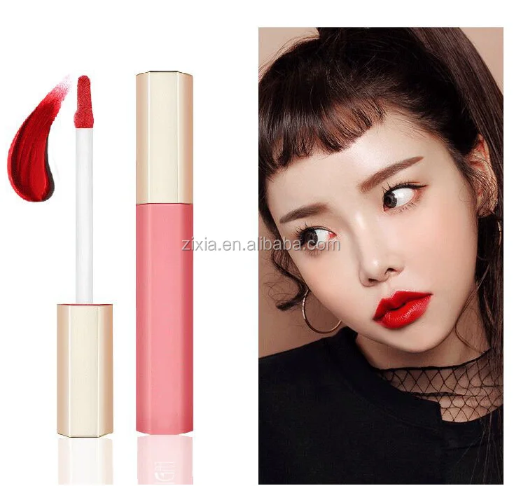 Private brand makeup creamy velvet formula liquid matte lipstick make your own OEM makeup private label lip gloss tint